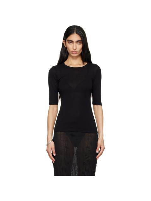FLORE FLORE Black Anna T-shirt