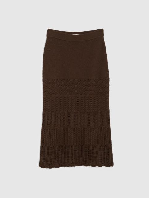 Madewell Pointelle-Stitch Maxi Skirt