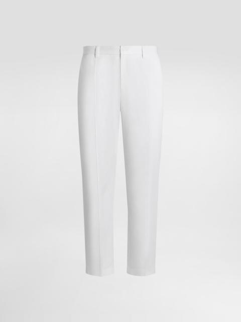 Dolce & Gabbana Cotton gabardine trousers