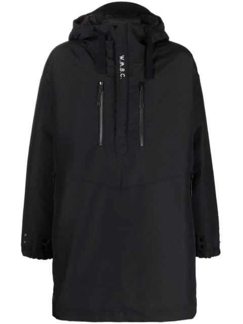 White Mountaineering half zip-up padded jacket