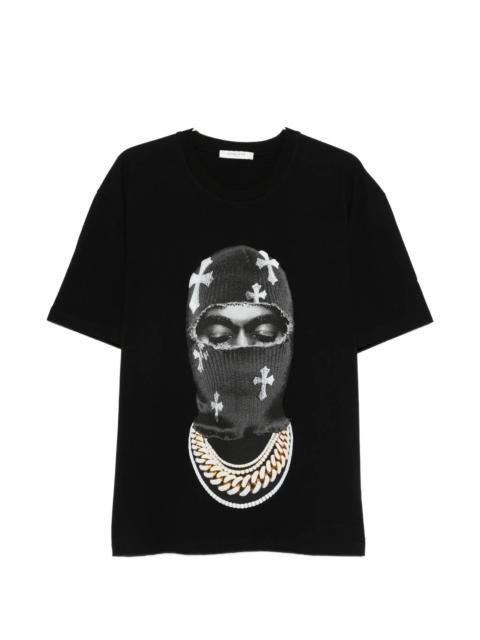 ih nom uh nit Ih Nom Uh Nit Mask Crosses-print T-shirt