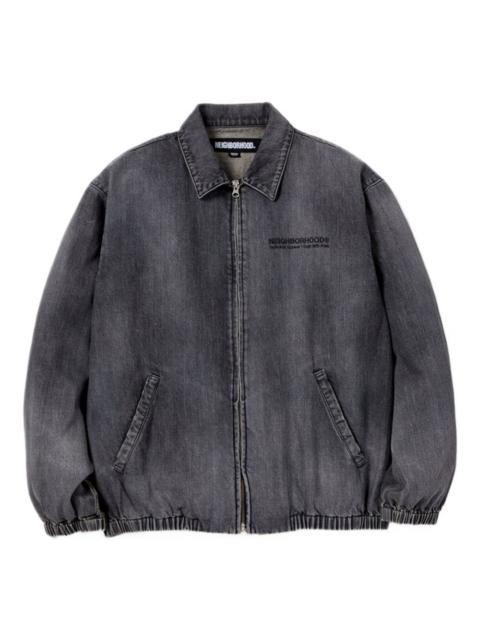 NEIGHBORHOOD zip-up cotton denim jacket