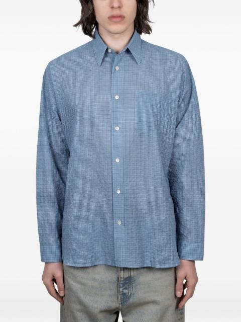SUNFLOWER checked shirt
