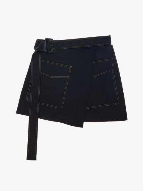 Helmut Lang TRENCH WRAP SKIRT