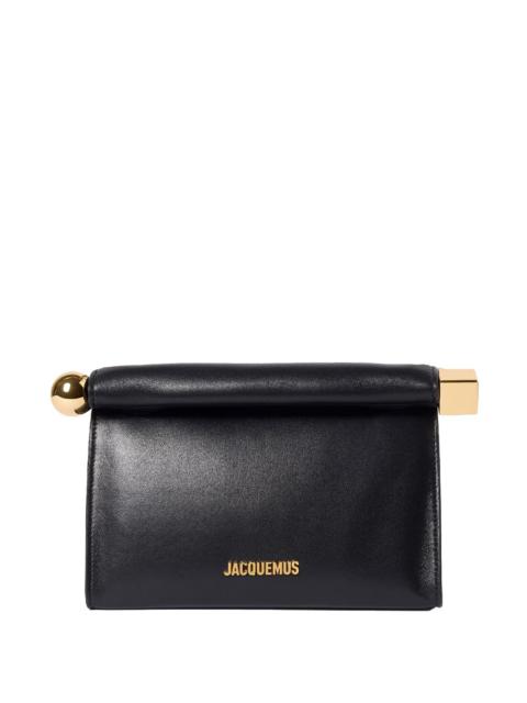 JACQUEMUS round square bag in nappa