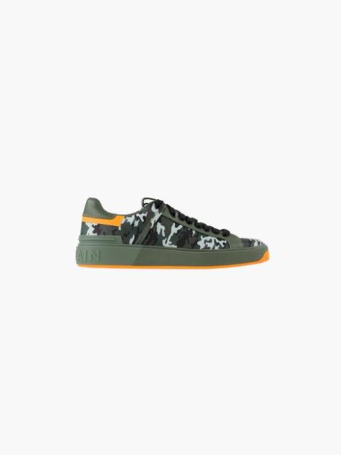 Balmain EXCLUSIVE - Camouflage nylon B-Court sneakers