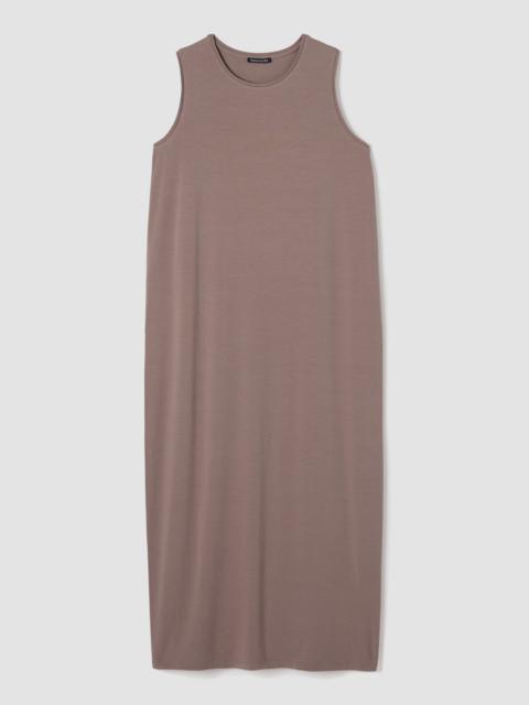 EILEEN FISHER Stretch Jersey Knit Round Neck Dress