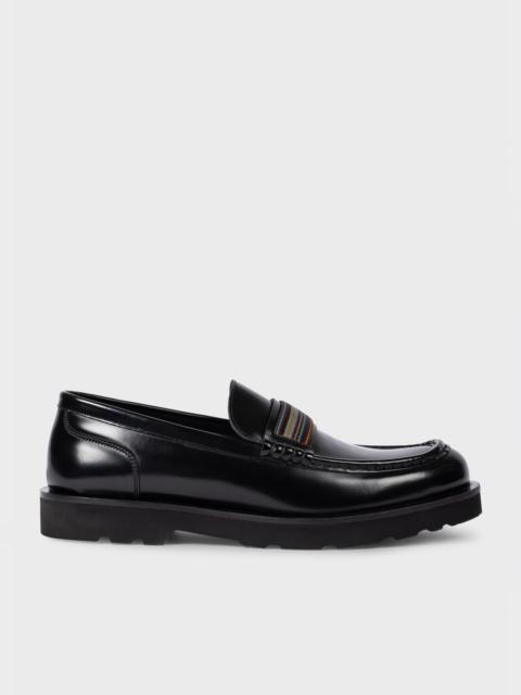 Paul Smith Black Leather 'Bancroft' Loafers