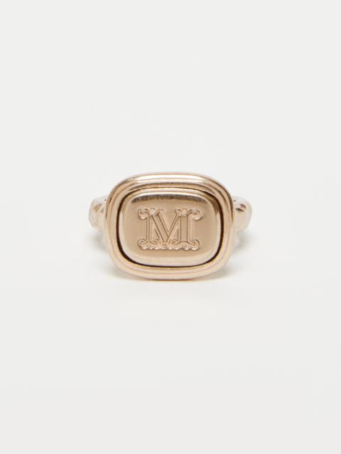 Max Mara LUPINOO Metal signet ring