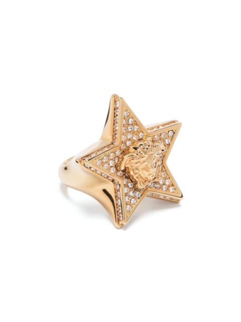 Medusa-head star-shaped ring