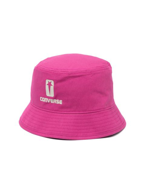 Converse logo-print canvas bucket hat