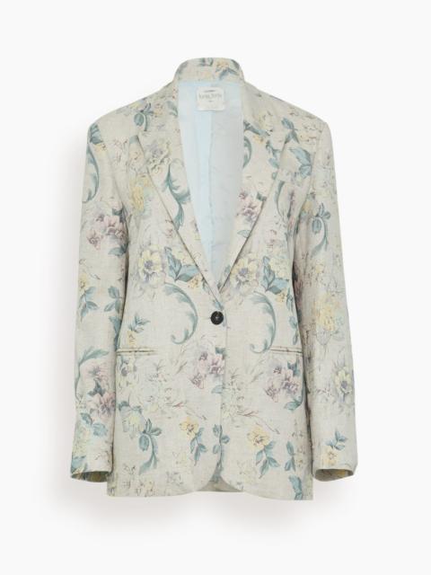 forte_forte Peonia My Love Hopsack Jacket in Glicine