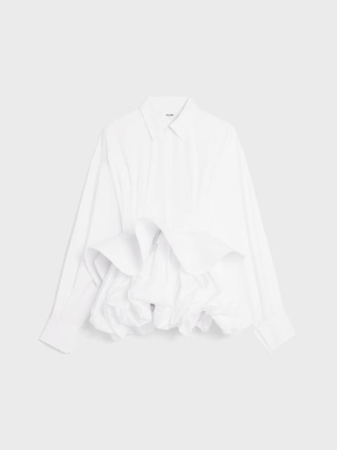 CELINE shirt dress IN cotton poplin