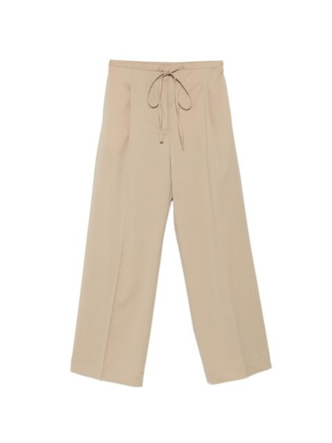 RÓHE drawstring pleated trousers