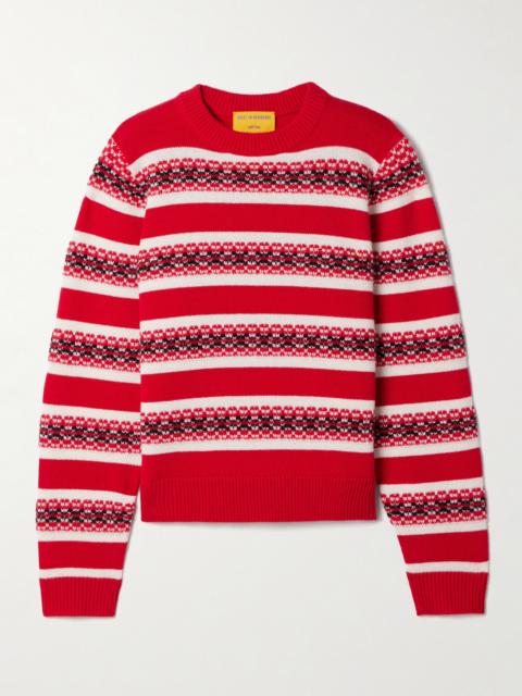 GUEST IN RESIDENCE Fair Isle Cashmere-jacquard Sweater