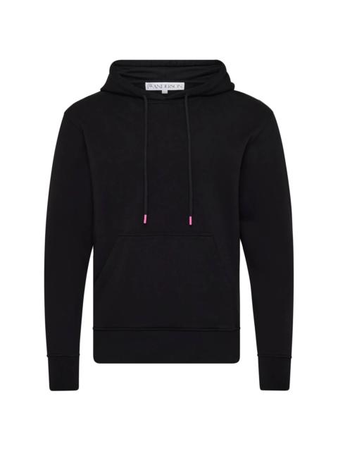 JW Anderson JWA LACE BACK PANEL HOODIE - BLACK