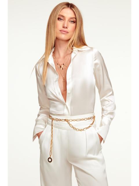 RAMY BROOK Victoria Silk Button Down Blouse