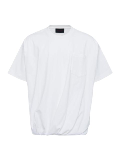 Simone Rocha Draped Bubble Hem T-Shirt