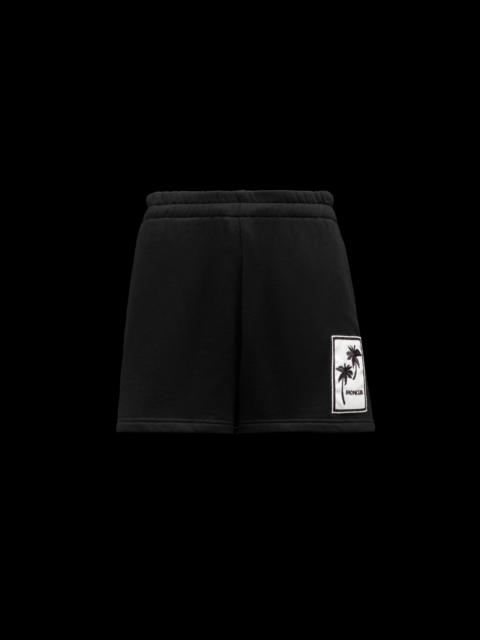 Moncler Palm Motif Shorts