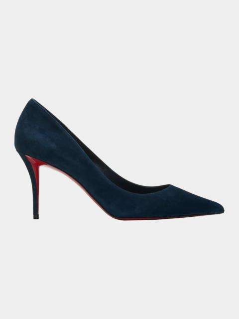Christian Louboutin 80mm Miss Z Suede Pumps