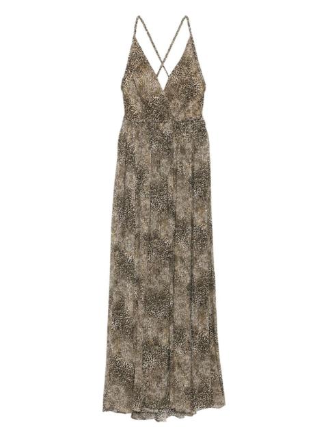 ELIE SAAB animalier-print dress