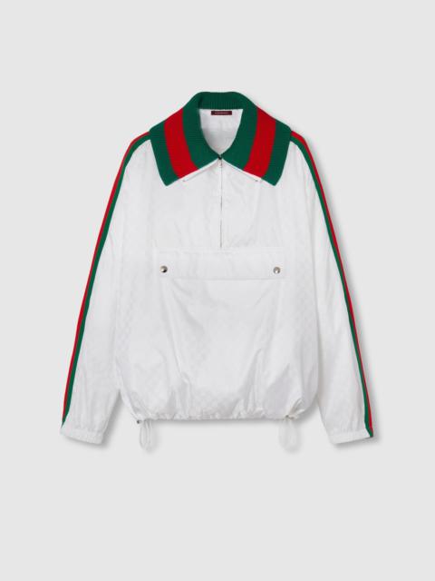 GUCCI GG nylon jacket with Web