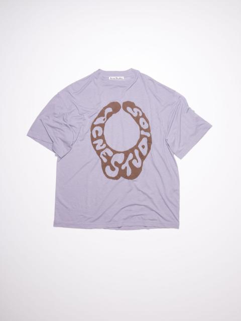 Acne Studios Crew neck t-shirt - Lavender purple