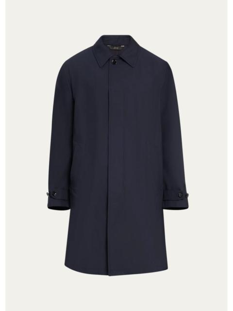 Brioni Men's Silk Cloud Button-Front Car Coat