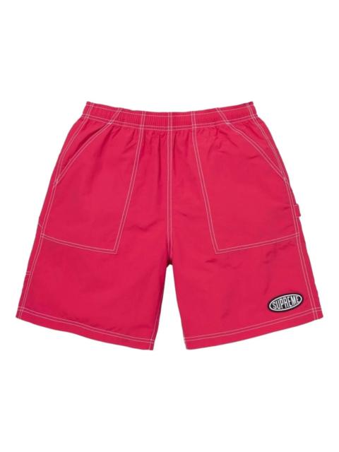 Supreme Supreme SS26 Nylon Painter Short 'Magenta' SUP-SS26-298-RED