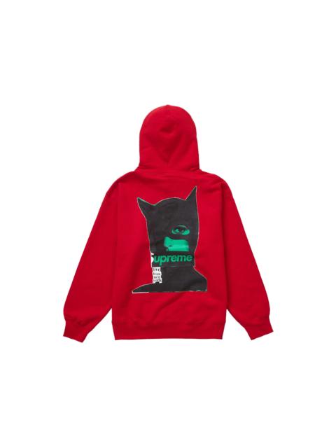 Supreme Catwoman Hooded Sweatshirt Red