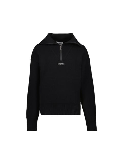 COPERNI Coperni Half Zip Boxy Sweater 'Black'