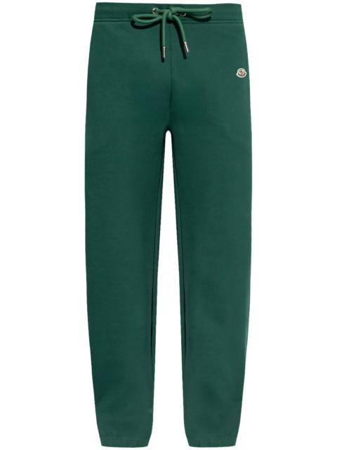 Moncler logo-patch cotton track pants