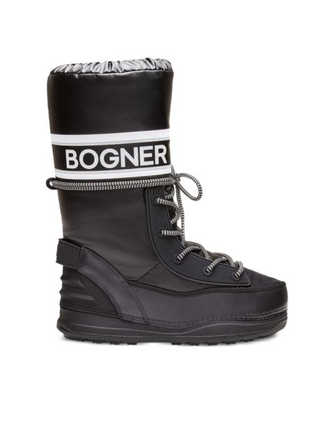 BOGNER logo lace-up snow boots