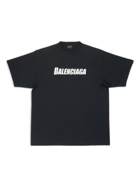 BALENCIAGA Balenciaga Caps T-shirt Boxy Fit 'Black' 651795TNVL11070