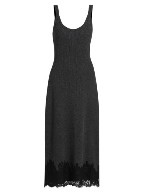 CAMI NYC Women's Una Rib-Knit Merino Wool Midi-Dress - Carbon