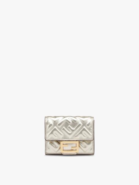 FENDI Gray leather wallet