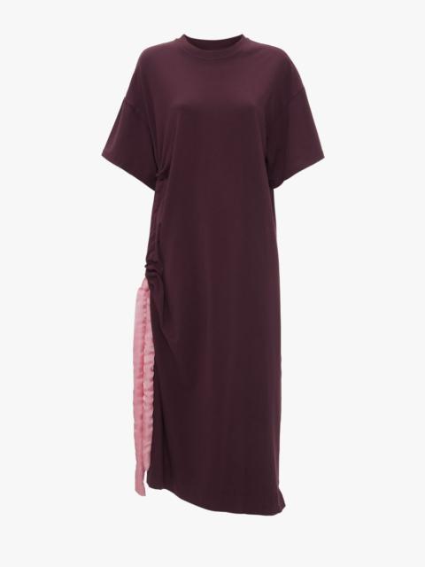 JW Anderson SATIN T-SHIRT DRESS