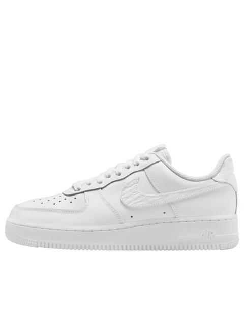 Nike (WMNS) Nike Air Force 1 Low Pebble Croc 'White' IO4837-100