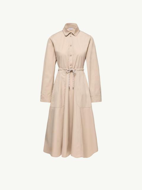 Moncler Poplin Midi Shirt Dress