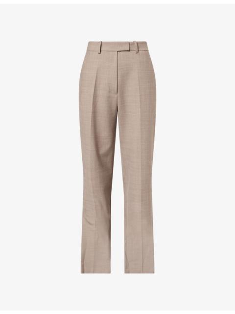 The Frankie Shop Brickell Wide-Leg Woven Trousers