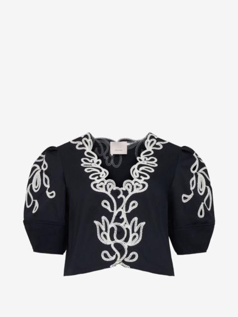 Cinq à Sept Bellara Paisley Bloom blouse