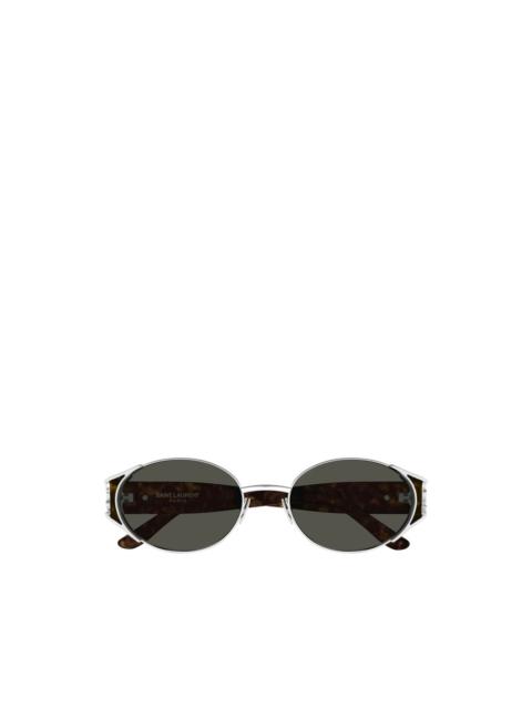 SAINT LAURENT oval-frame sunglasses