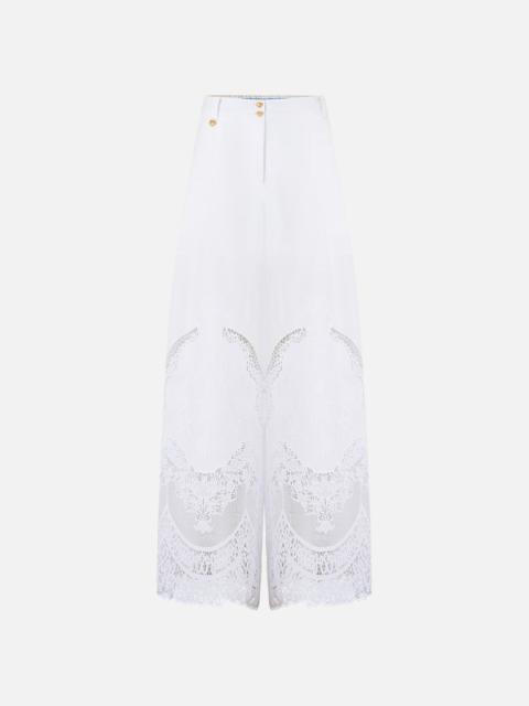CAMILLA WIDE LEG WAISTED PANT DANDELION SKIES