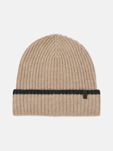 Brunello Cucinelli embellished cashmere beanie