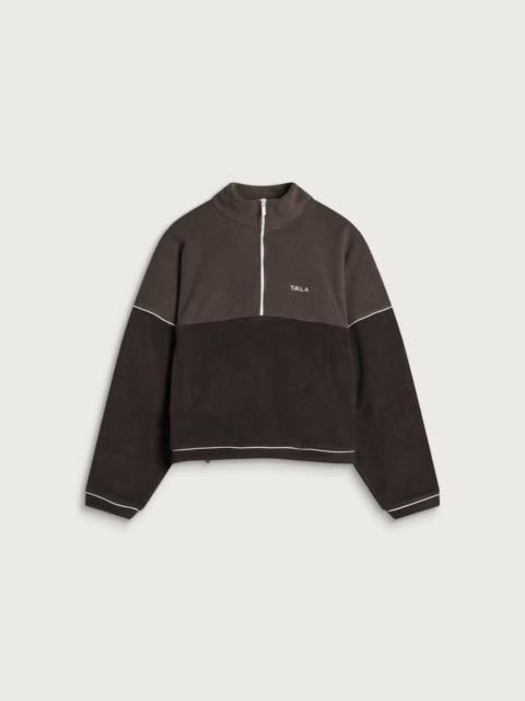 TALA TALA 2-Tone Quarter Zip Fleece Jacket