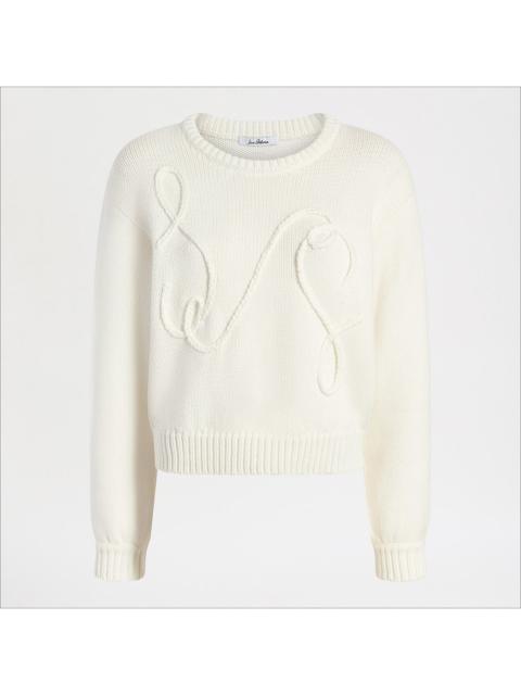Sam Edelman Logo Crew Neck Sweater