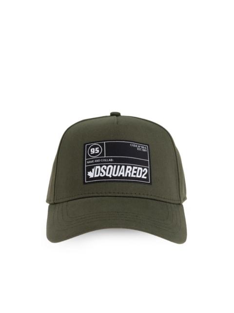 DSQUARED2 logo patch baseball cap