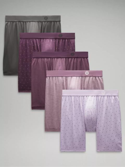 lululemon Always In Motion Long Boxer 7" 5 Pack