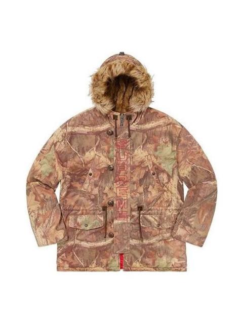 Supreme Supreme FW19 Week 15 Spellout N-3B Parka Jacket 'Brown