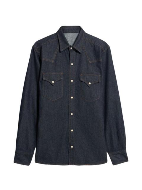 FORTELA Ntex front-pockets denim shirt